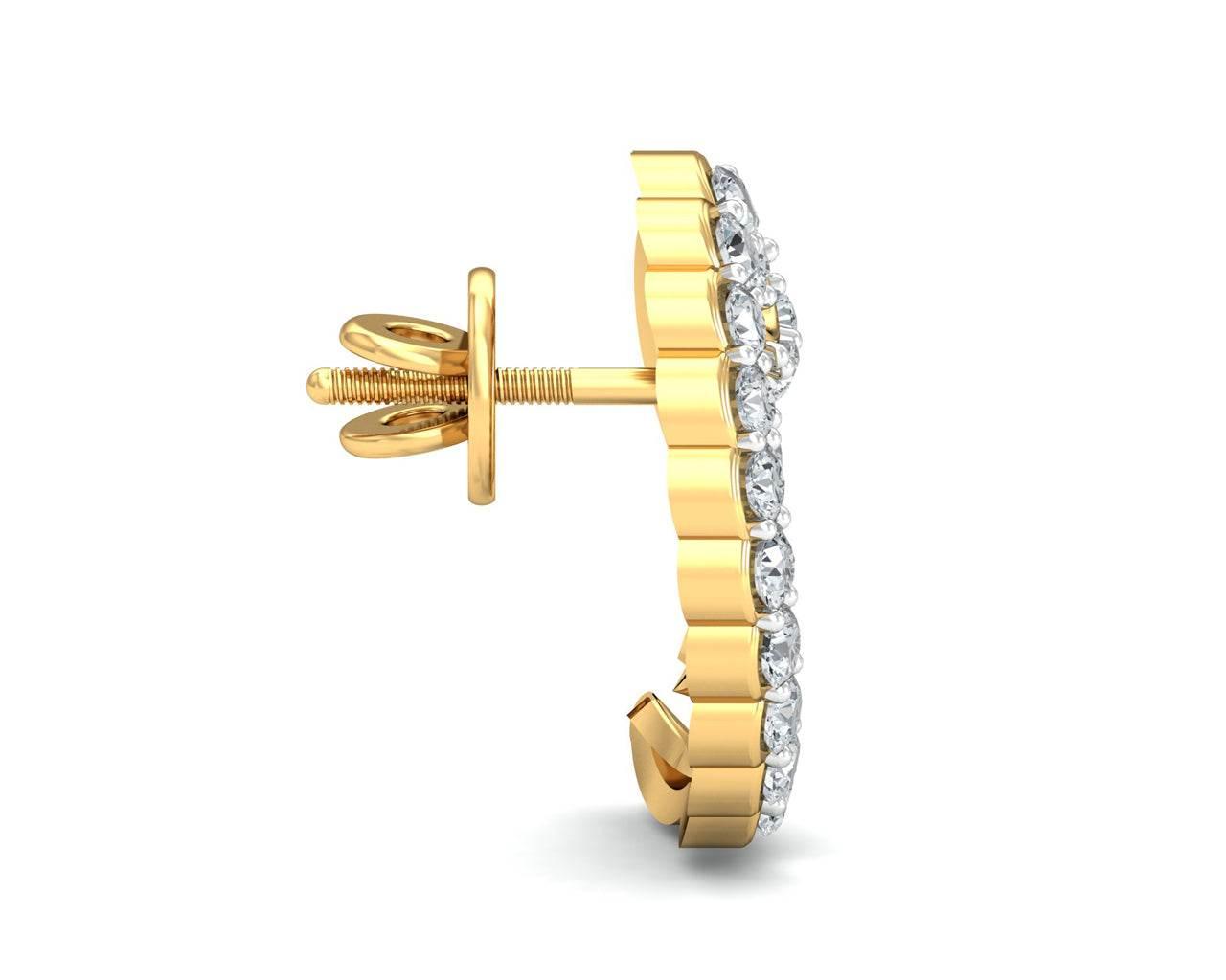 Keva Diamond Earrings - Jewelslane