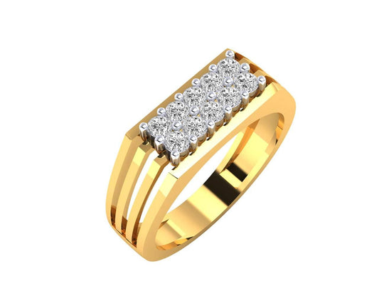 Kevin diamond ring in 18k Gold - Jewelslane