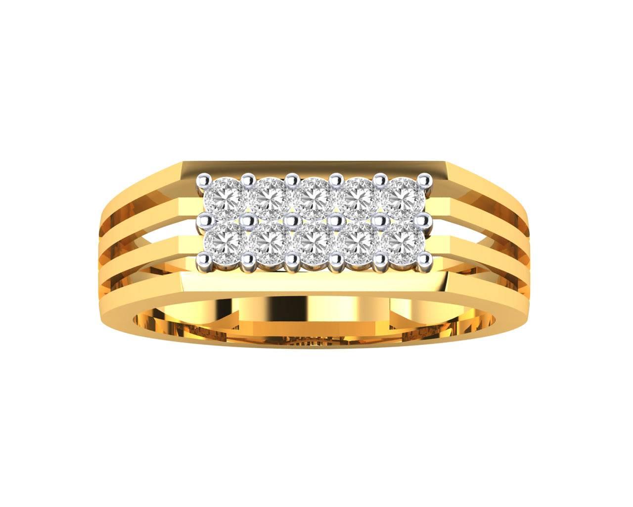 Kevin diamond ring in 18k Gold - Jewelslane
