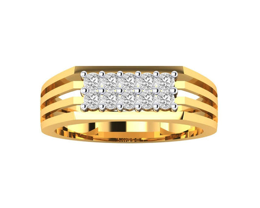 Kevin diamond ring in 18k Gold - Jewelslane