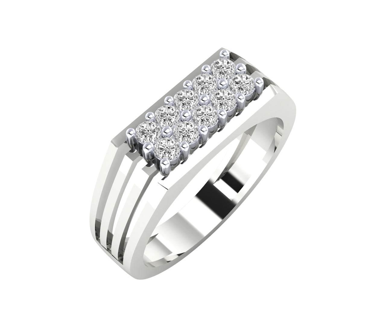 Kevin diamond ring in 18k Gold - Jewelslane