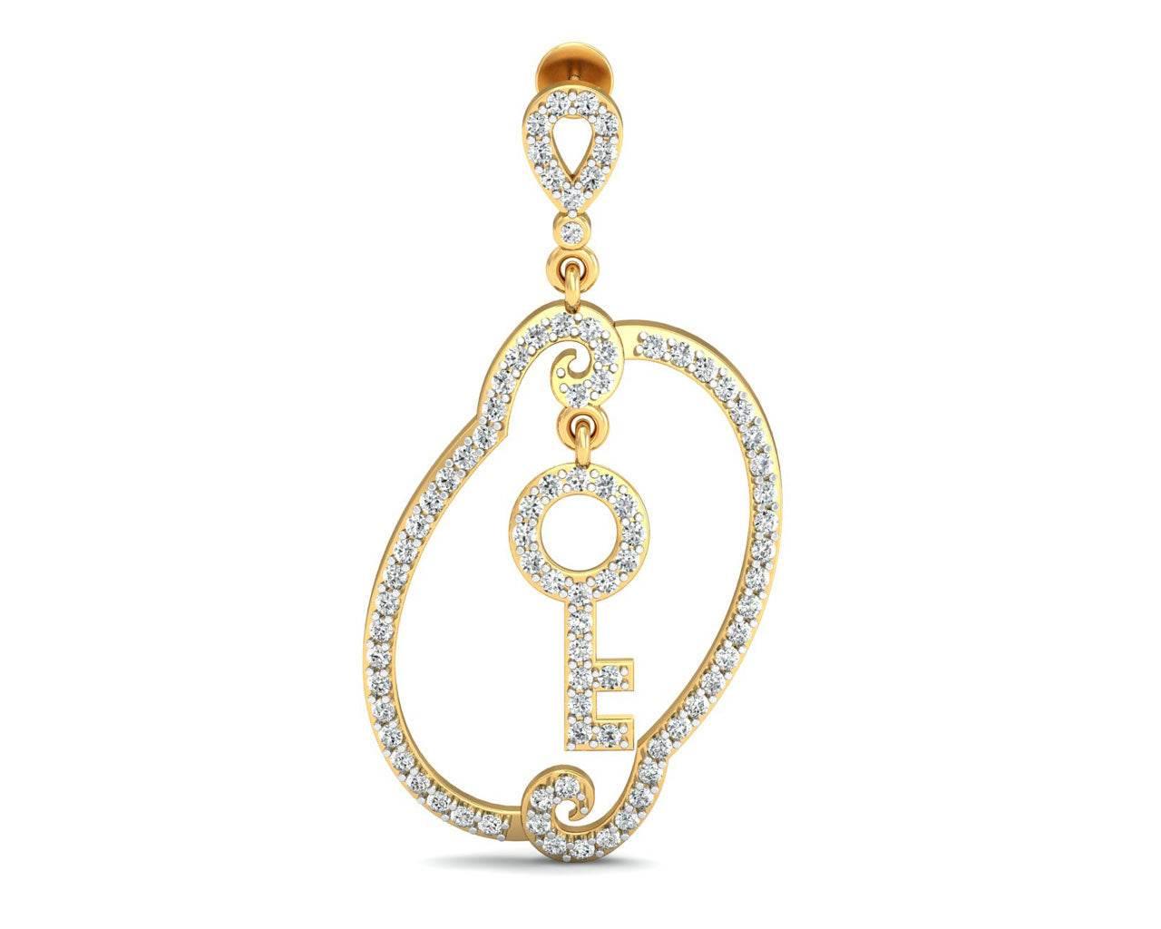 Key To My Heart Long Earrings - Jewelslane