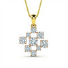 Kina Solitaire diamonds Pendant - Jewelslane