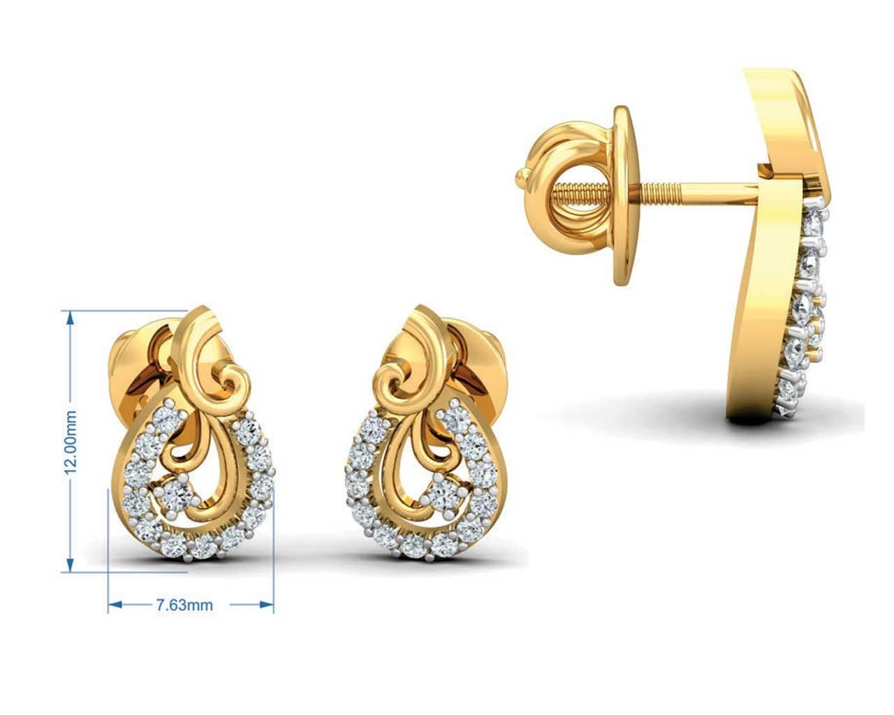 Lani Diamond Earrings - Jewelslane