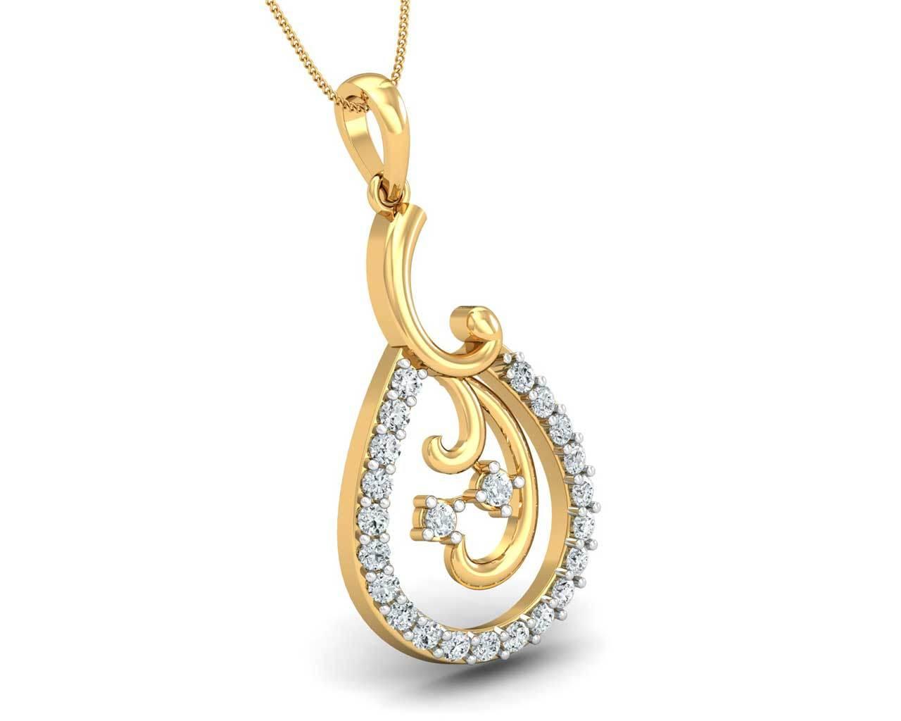 Lani Diamond Pendant - Jewelslane