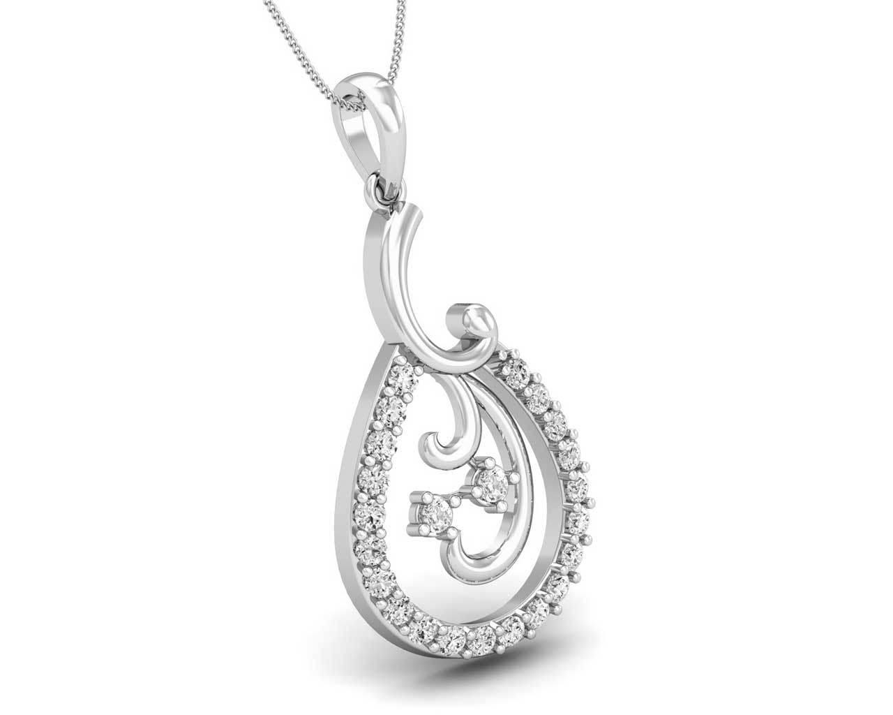 Lani Diamond Pendant - Jewelslane