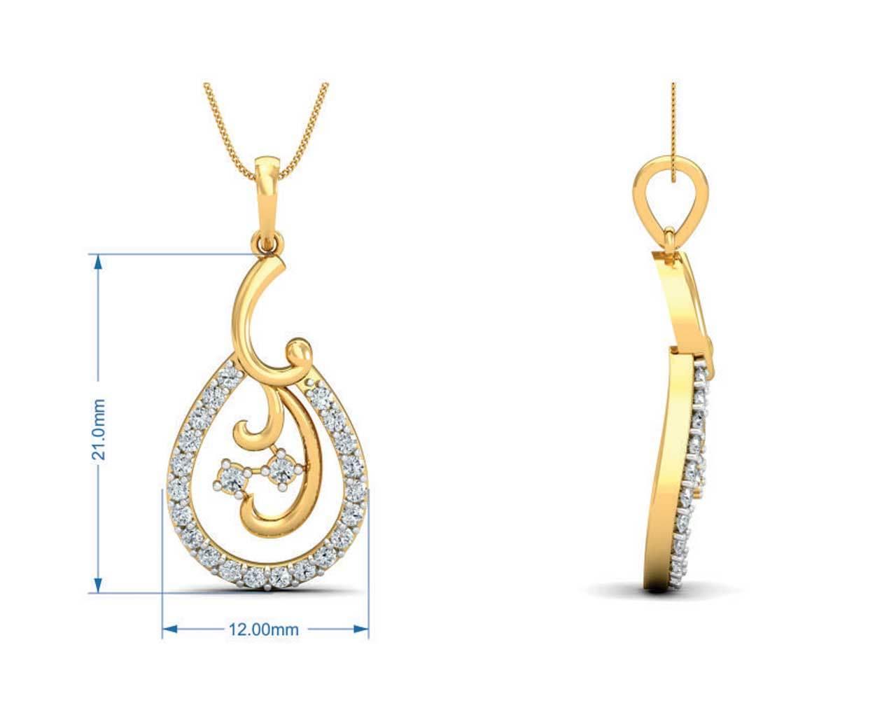 Lani Diamond Pendant - Jewelslane