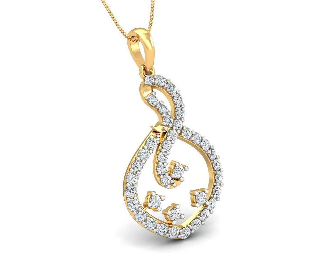 Lea Diamond Pendant - Jewelslane