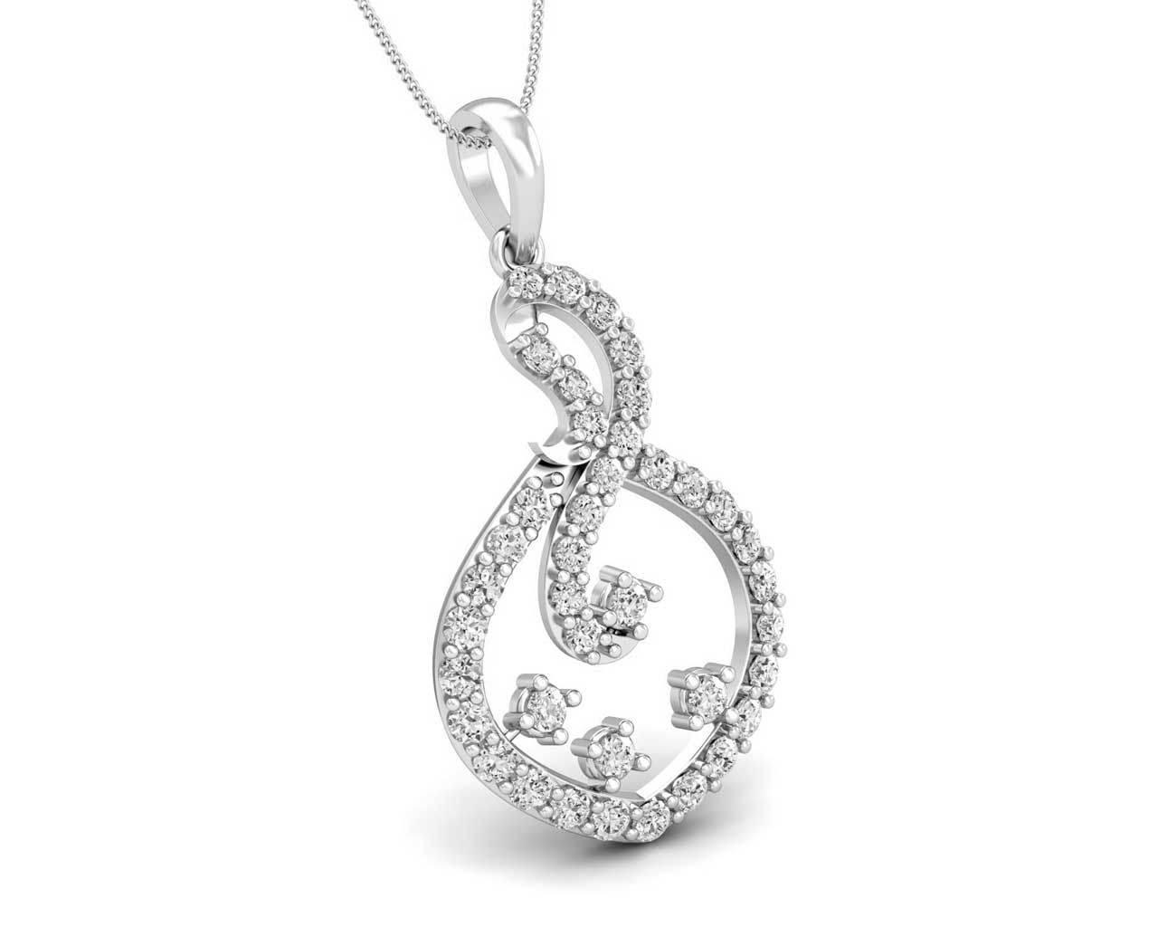Lea Diamond Pendant - Jewelslane