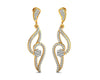 Leher Diamond Danglers - Jewelslane