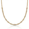 Lisa lab Grown Diamond Necklace in Gold - Jewelslane