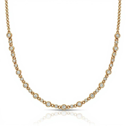 Lisa lab Grown Diamond Necklace in Gold - Jewelslane