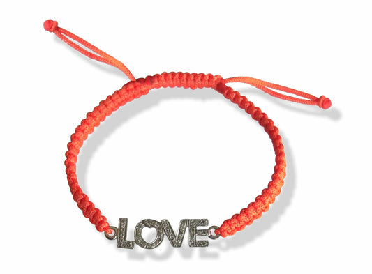 Love Bracelet, with diamonds in Silver - Jewelslane