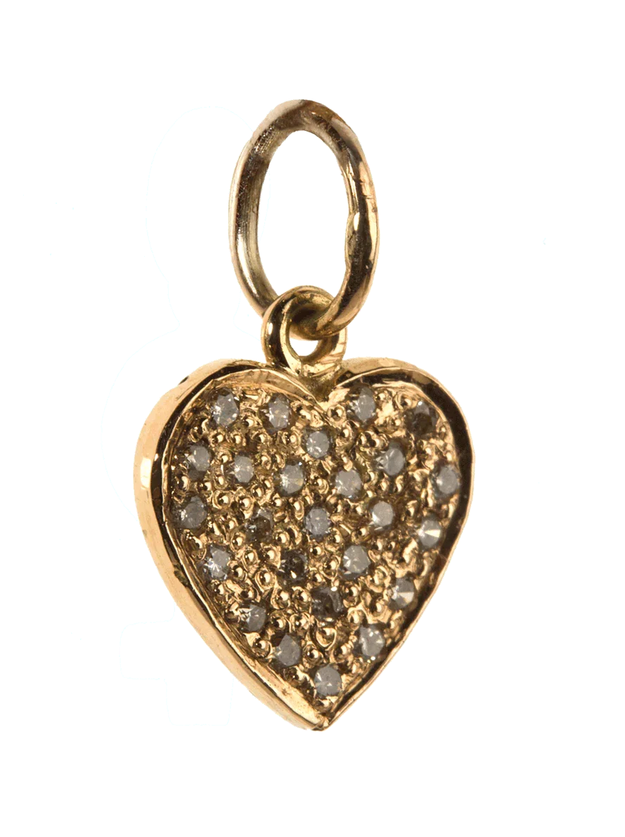 Heart Of Diamonds Charm - Jewelslane