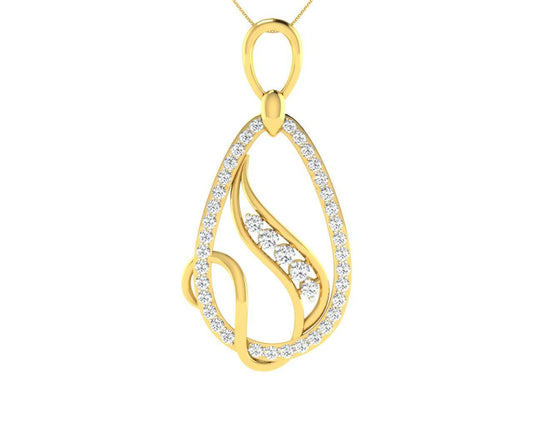 Lyra Diamond Pendant - Jewelslane