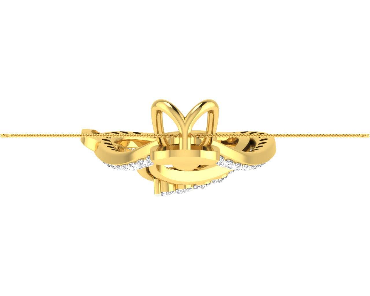 Lyra Diamond Pendant - Jewelslane