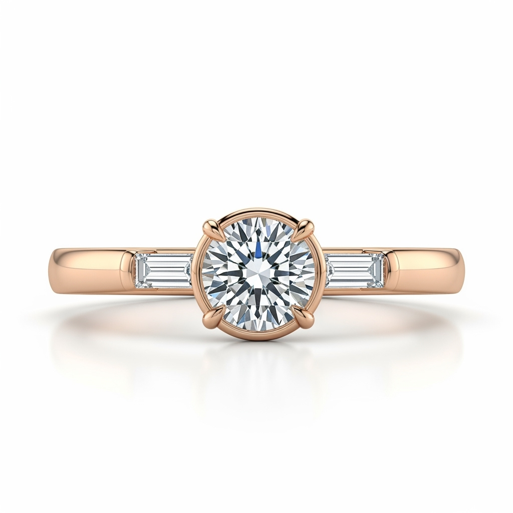 Mabel Lab Grown Diamond Solitaire ring - Jewelslane