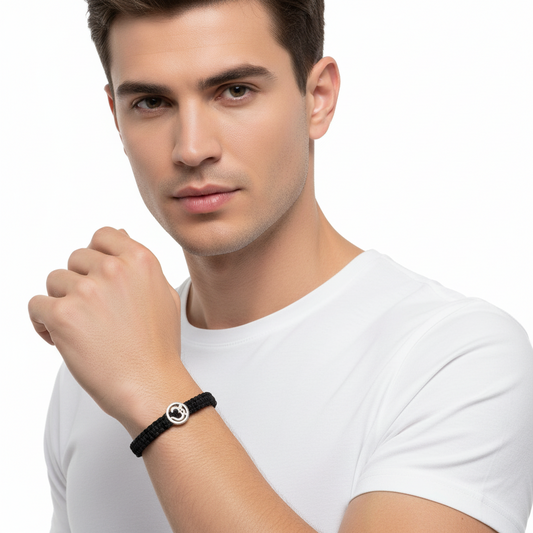 Aumkaara Gents Bracelet in Silver