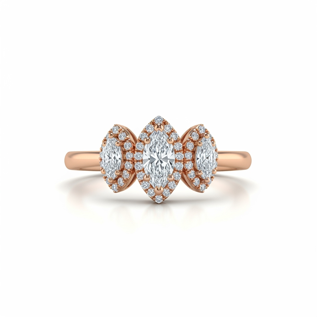 Maria Marquise Shape Lab Diamond Solitaire Ring - Jewelslane