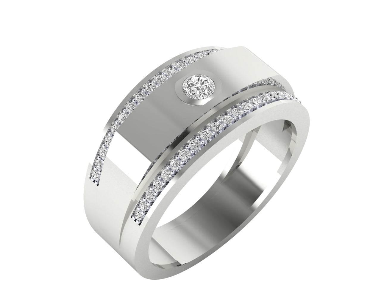 Maxim diamond ring in 18k Gold - Jewelslane