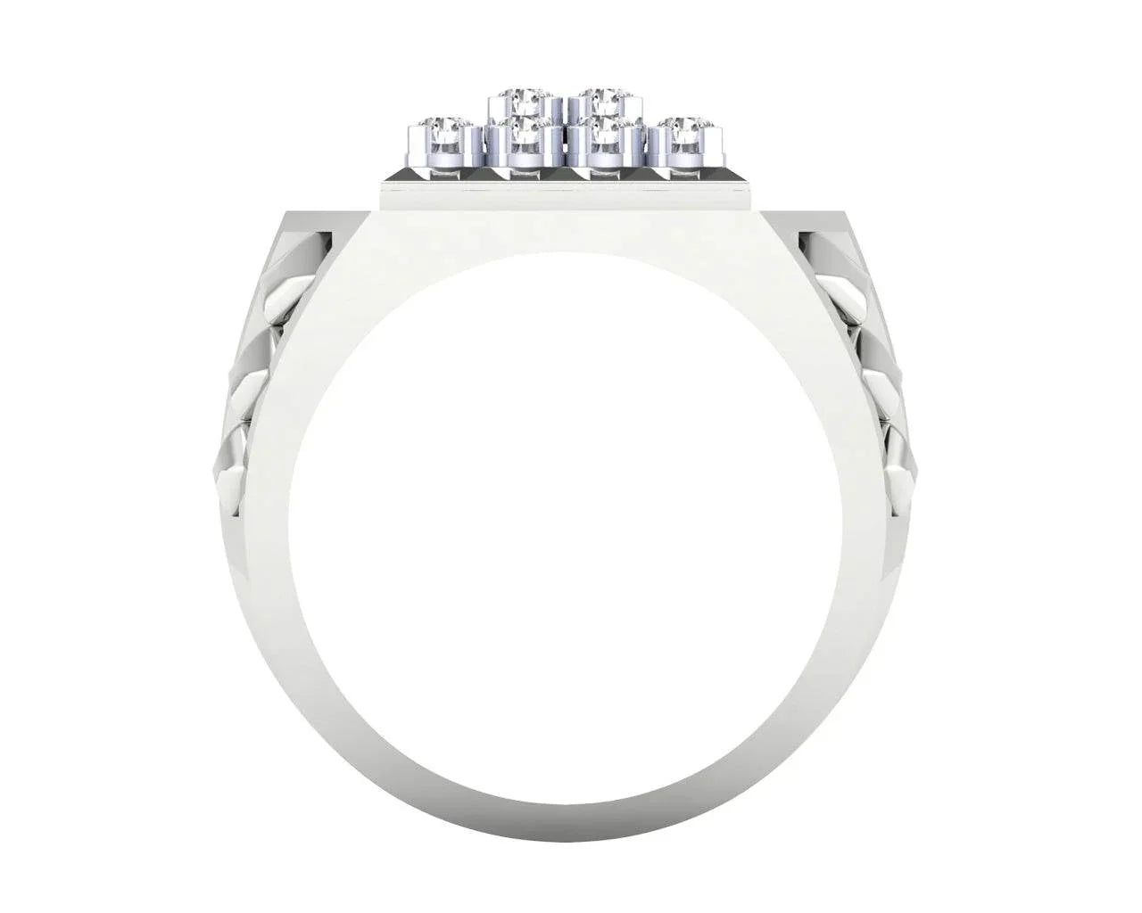 Mike Gents Diamond Ring in Gold - Jewelslane