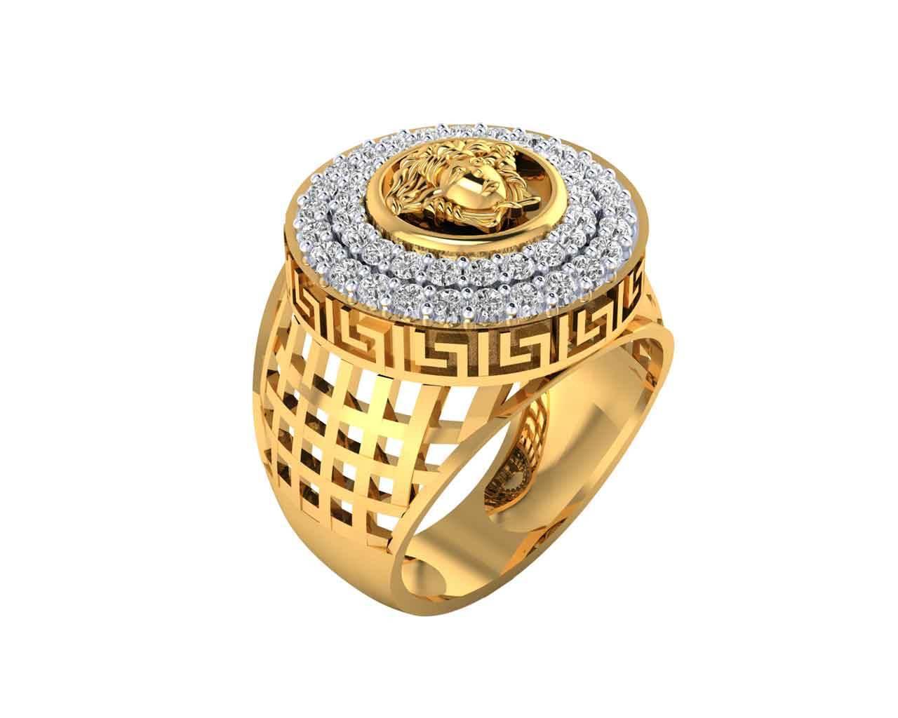 Moriarty diamond ring in 18k Gold - Jewelslane