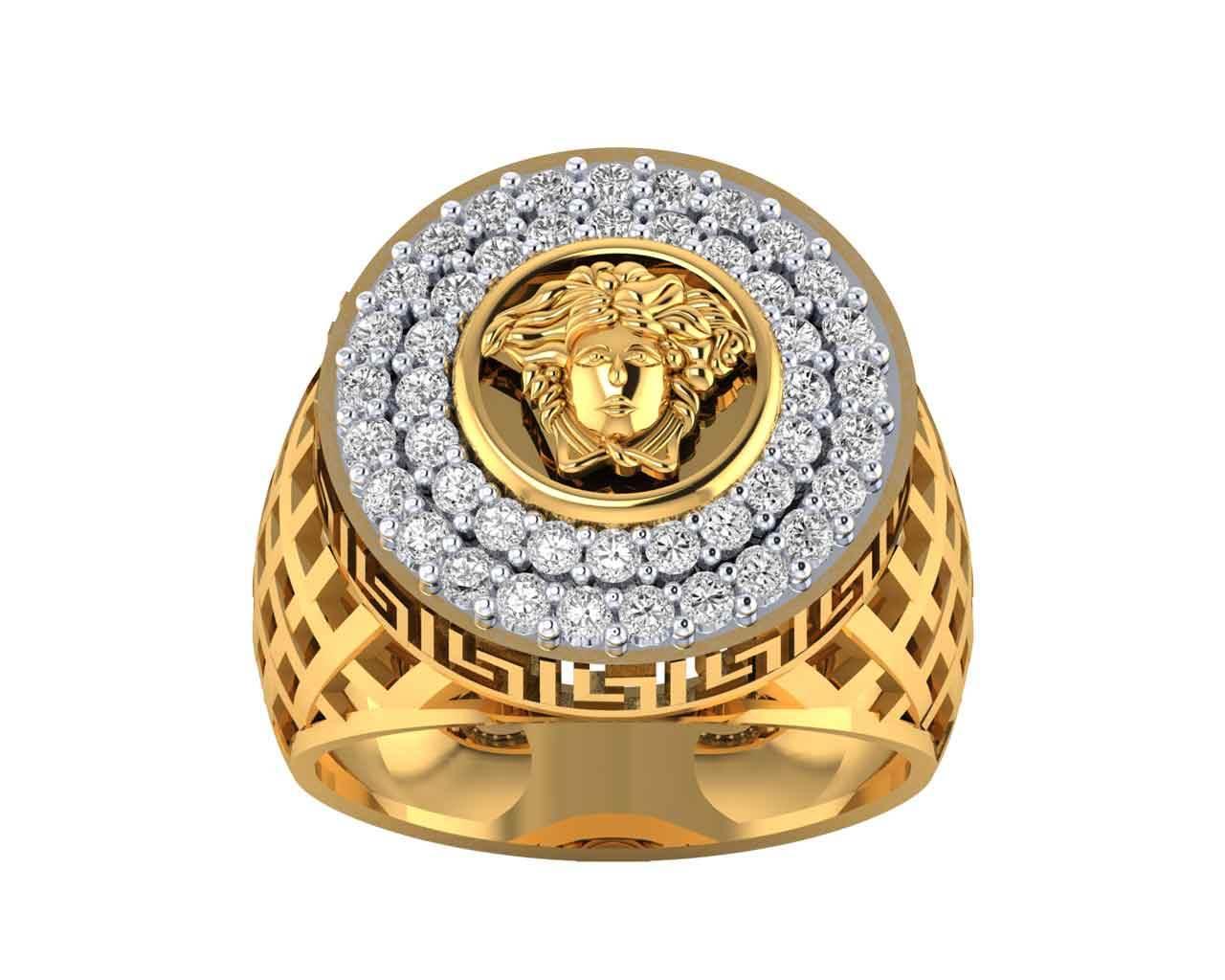 Moriarty diamond ring in 18k Gold - Jewelslane