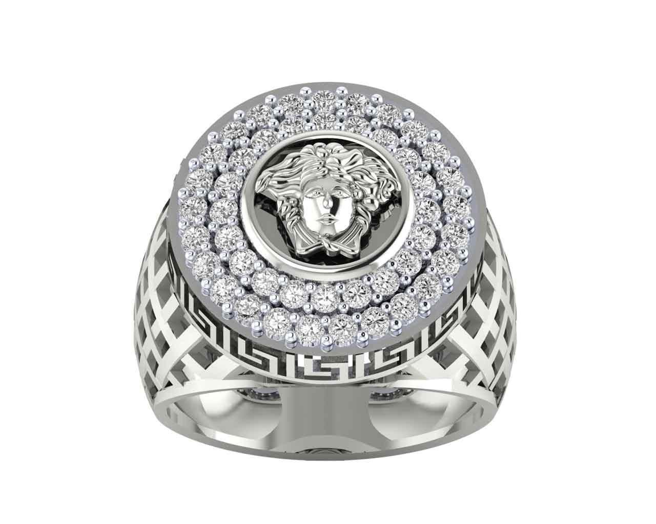 Moriarty diamond ring in 18k Gold - Jewelslane