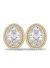 Naima oval Shape Lab Diamond Solitaire Earrings - Jewelslane