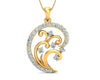 Nawra Diamond Pendant in Gold - Jewelslane
