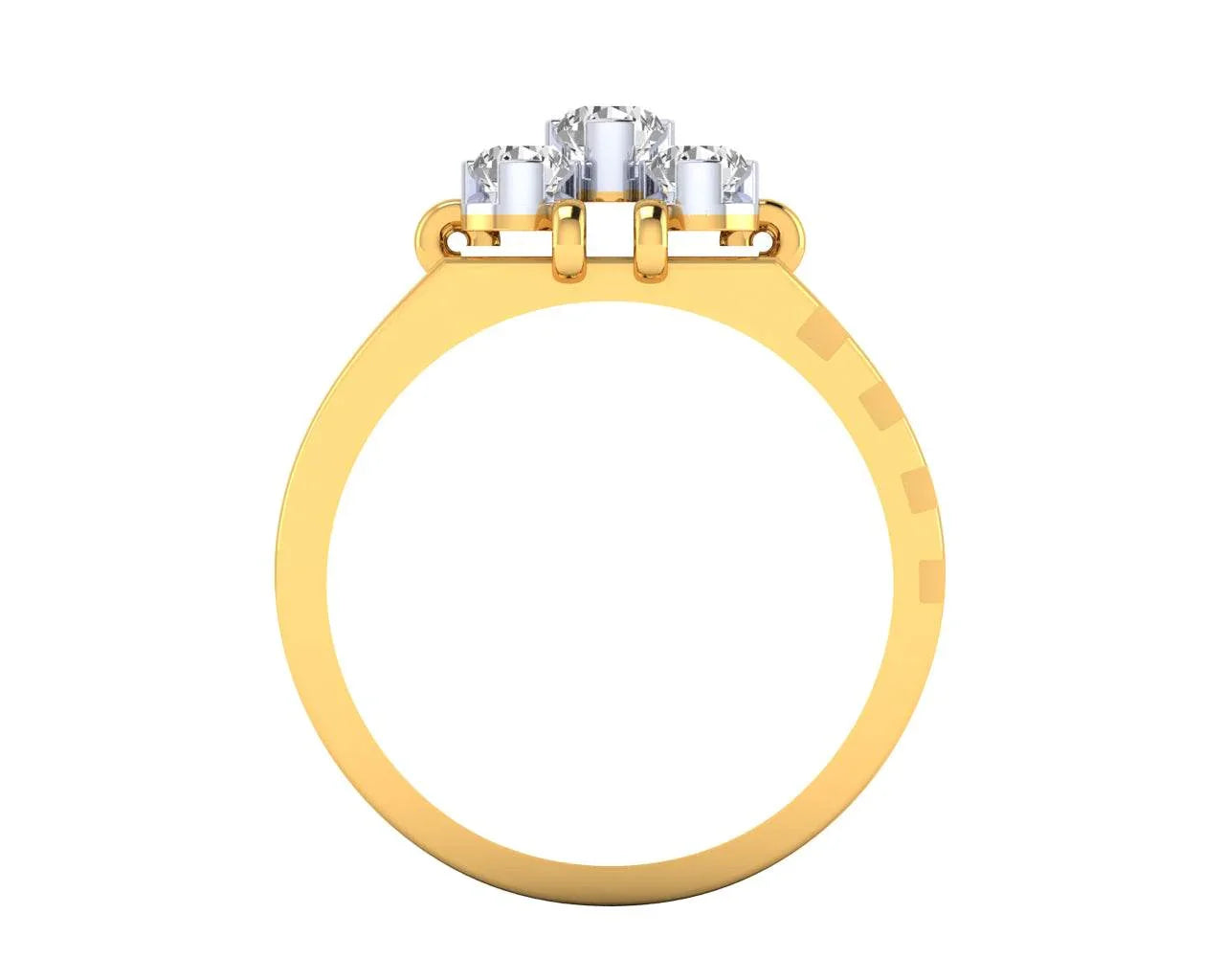 Nevile diamond ring in 18k Gold - Jewelslane