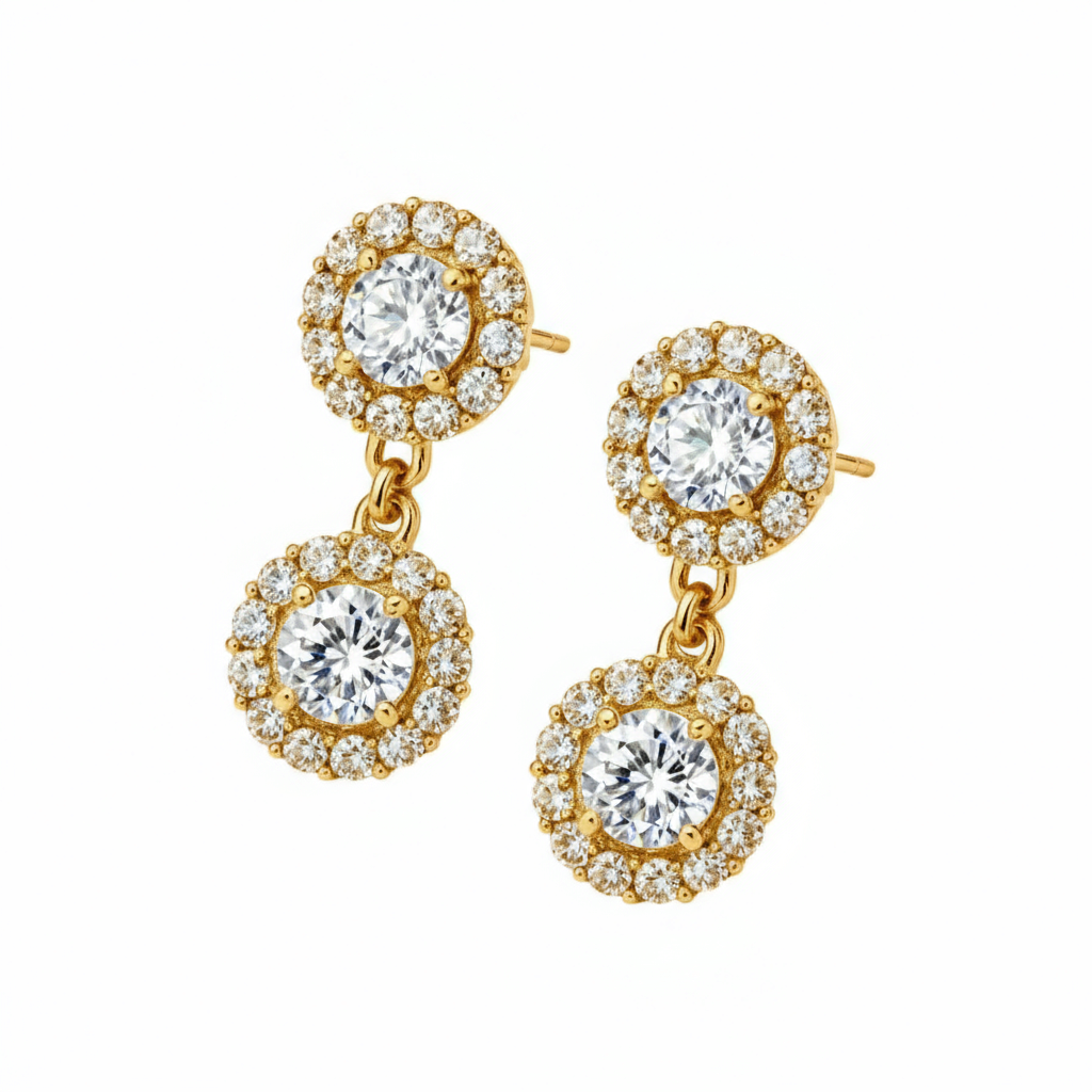 Neya Daily wear Lab Diamond Solitaire Earrings - Jewelslane