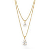 Nola Pear Shape Lab Grown Diamond Necklace - Jewelslane