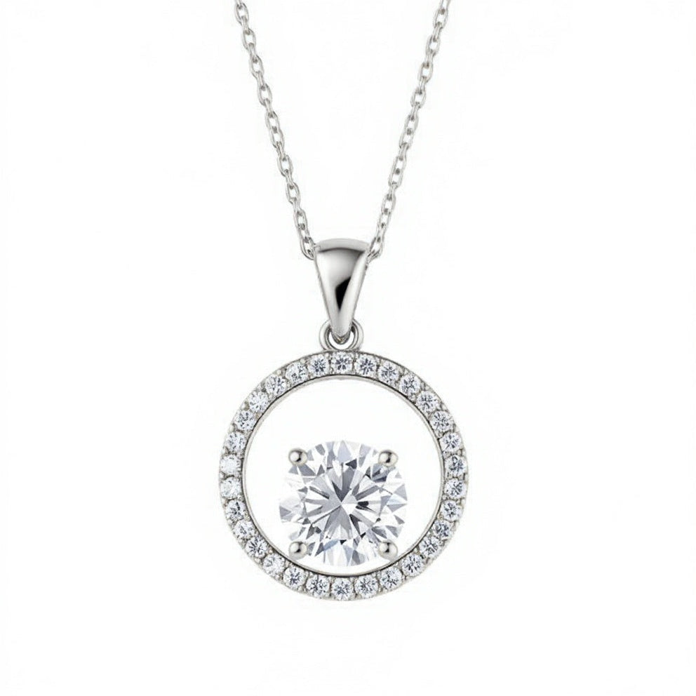 Noma Lab Grown Diamond solitaire Pendant - Jewelslane
