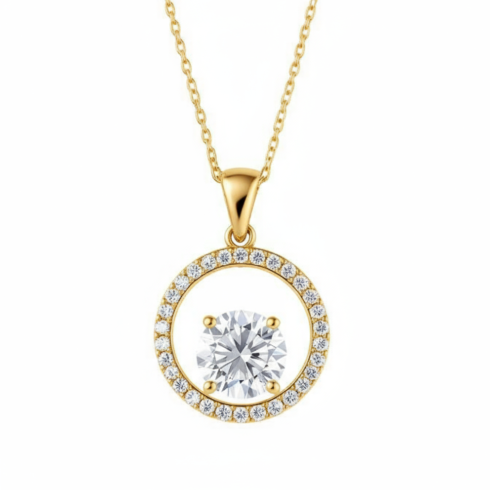 Noma Lab Grown Diamond solitaire Pendant - Jewelslane