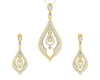 Nomi Brilliant Diamond Pendant & Earrings Set - Jewelslane