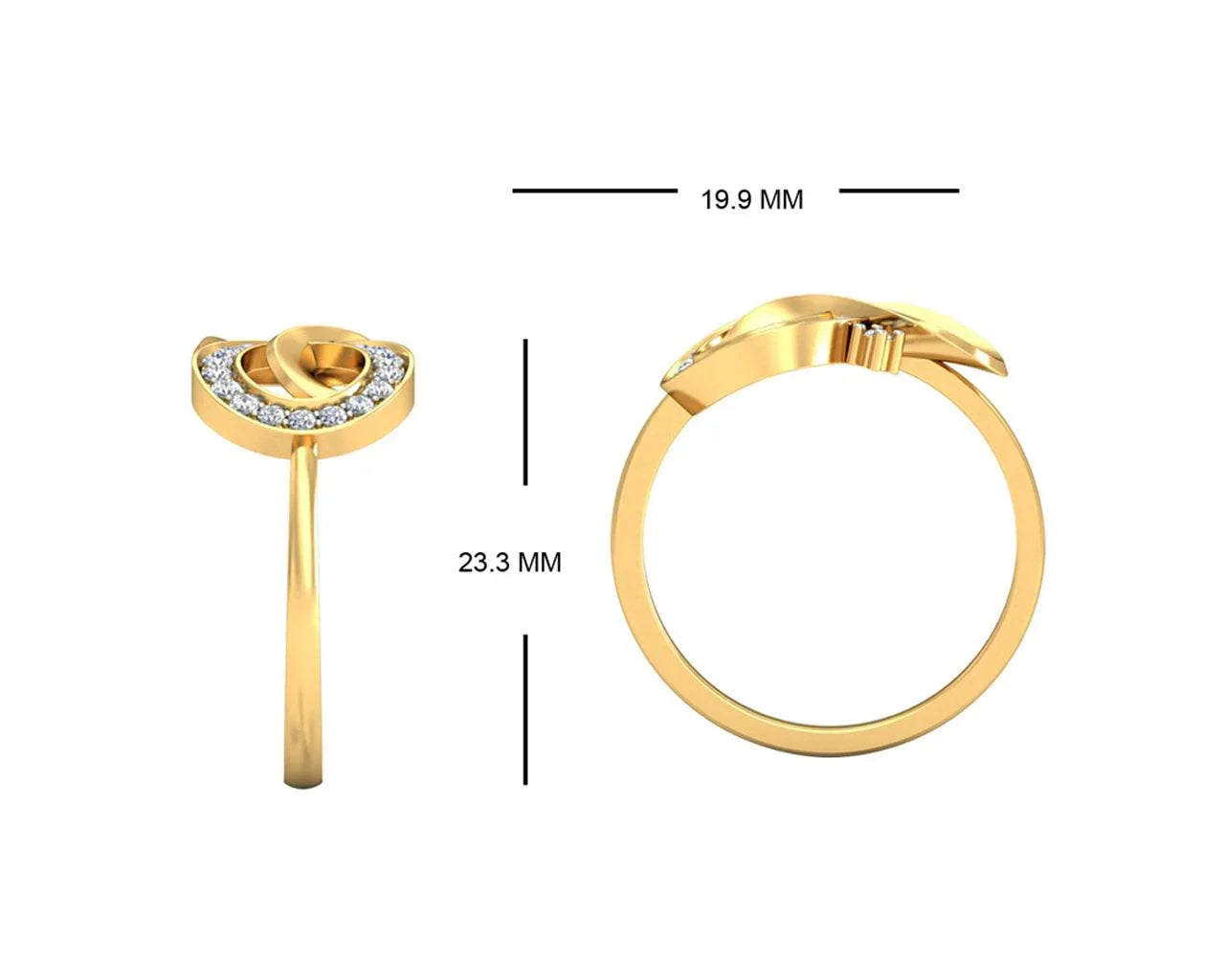 Olivia Diamond Pendant set in 14k Hallmarked Gold - Jewelslane