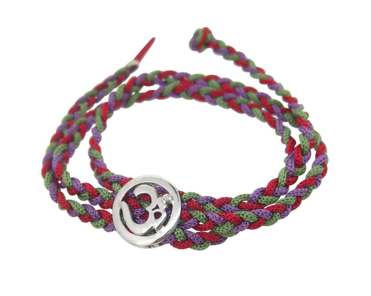 Flourescent Special Om Rakhi Bracelets - Jewelslane