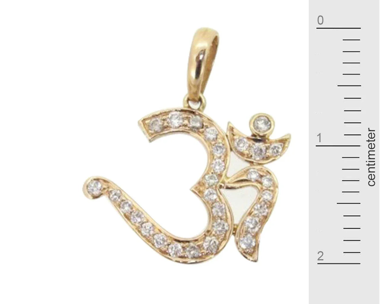 Om Pendant in Gold - Jewelslane