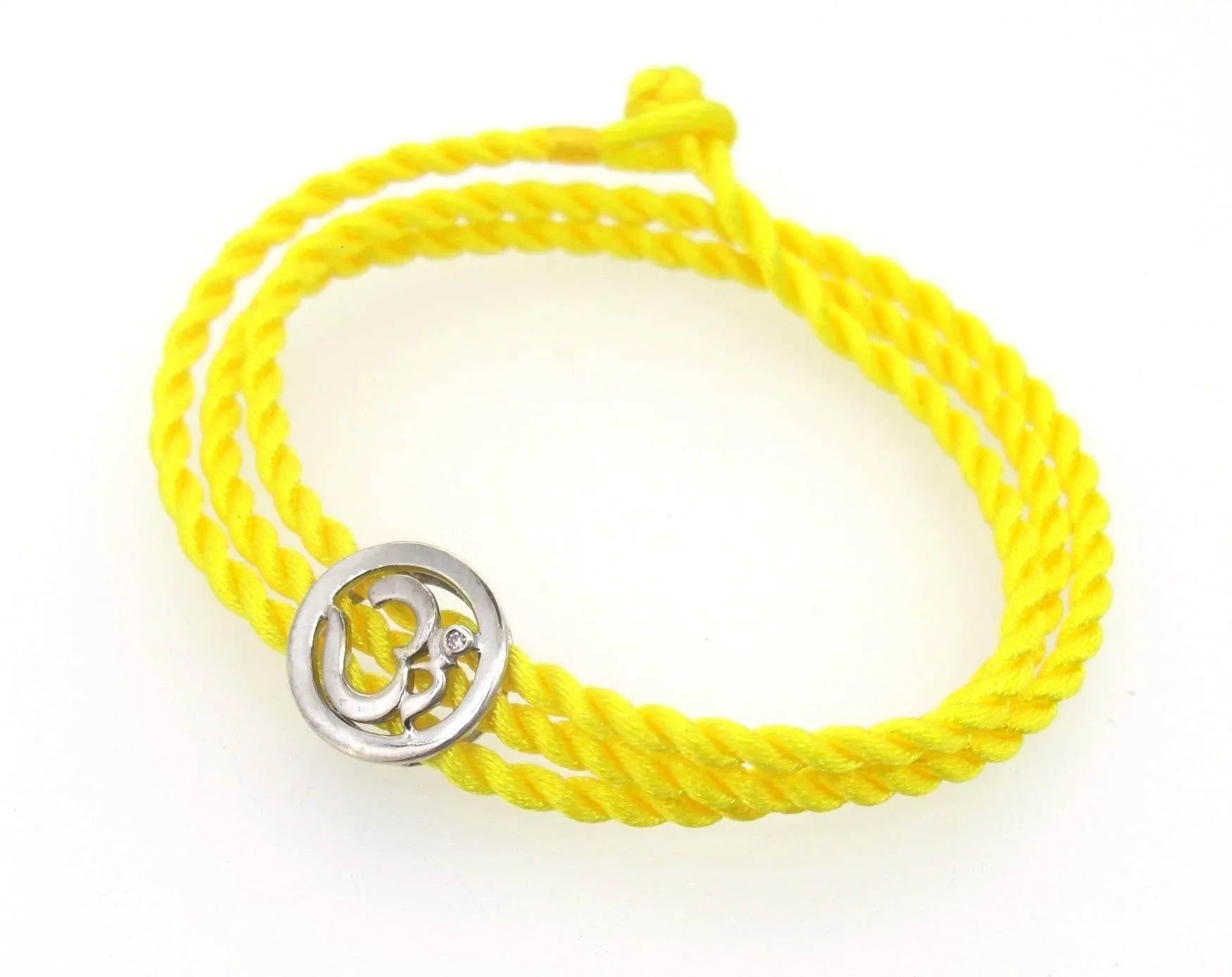Flourescent Special Om Rakhi Bracelets - Jewelslane