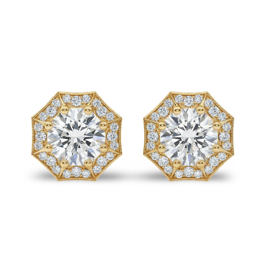 Paige Lab Grown Diamond Earrings - Jewelslane