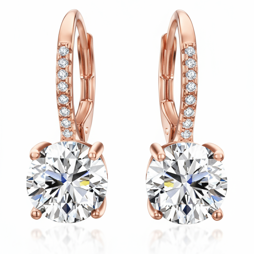 Paloma Lab grown Diamond Hoop Earrings - Jewelslane