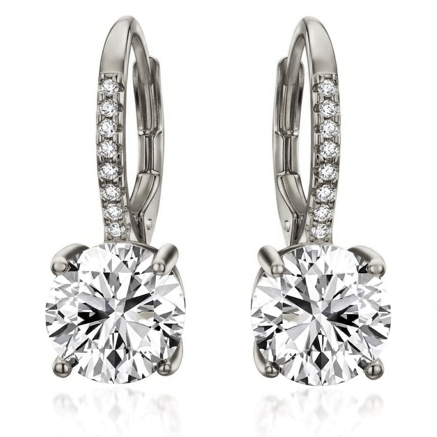 Paloma Lab grown Diamond Hoop Earrings - Jewelslane