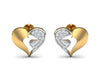 Pana Diamond Heart Earrings - Jewelslane