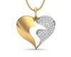 Pana Diamond Heart Pendant - Jewelslane
