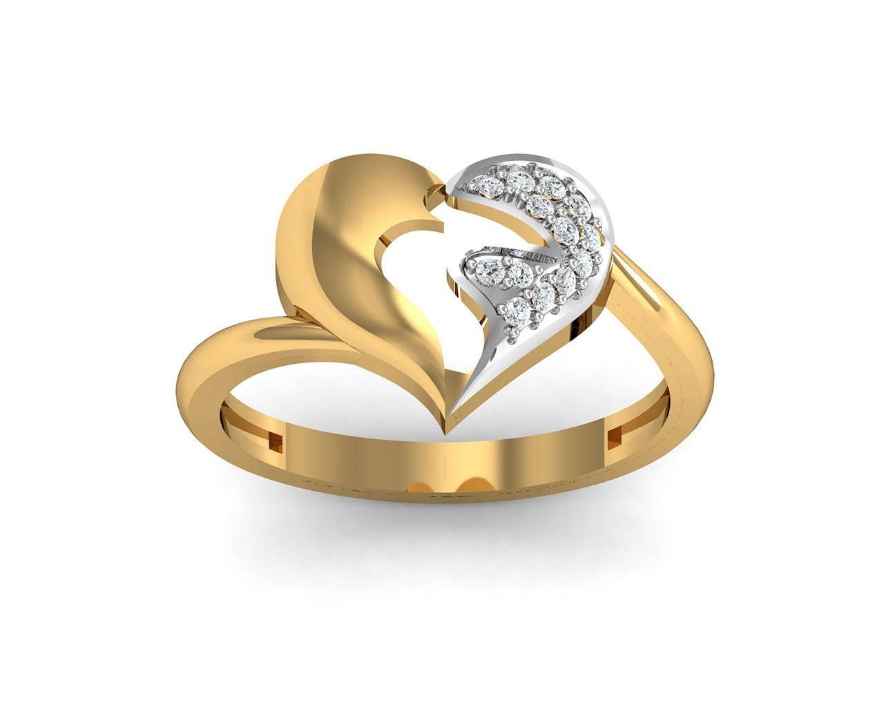 Pana Diamond Heart Ring - Jewelslane