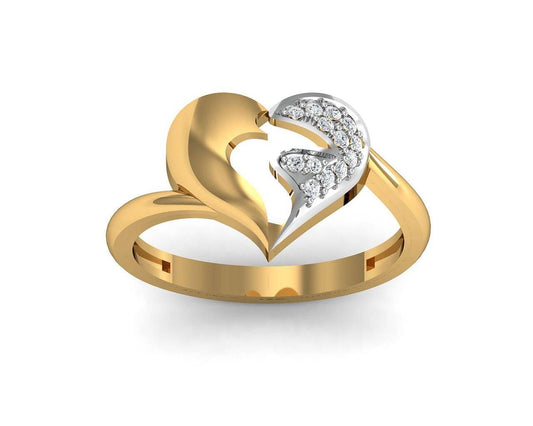 Pana Diamond Heart Ring - Jewelslane