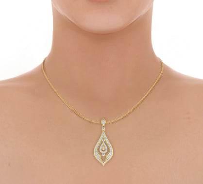 Nomi Diamond Pendant in Gold - Jewelslane
