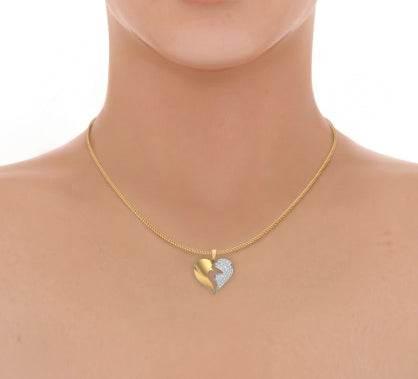 Pana Diamond Heart Pendant - Jewelslane