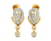 Penne Diamond Earrings in Gold - Jewelslane